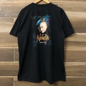 La Nouba Cirque Du Soleil Bald Head Black Graphic T Shirt Size Large 90s Obscure